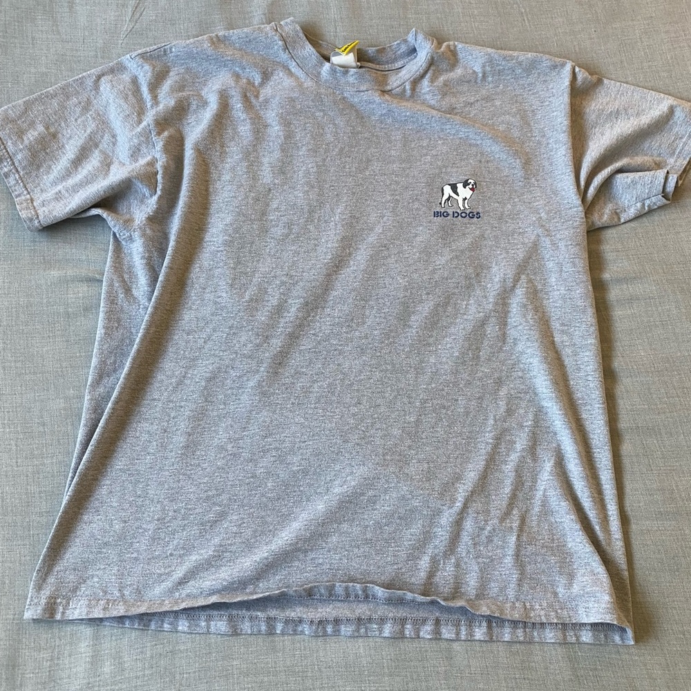 1999 Big Dogs XL “Bark McGuire” Grey T-Shirt